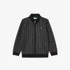 Felpa grafite zip logo monogram all-over kids