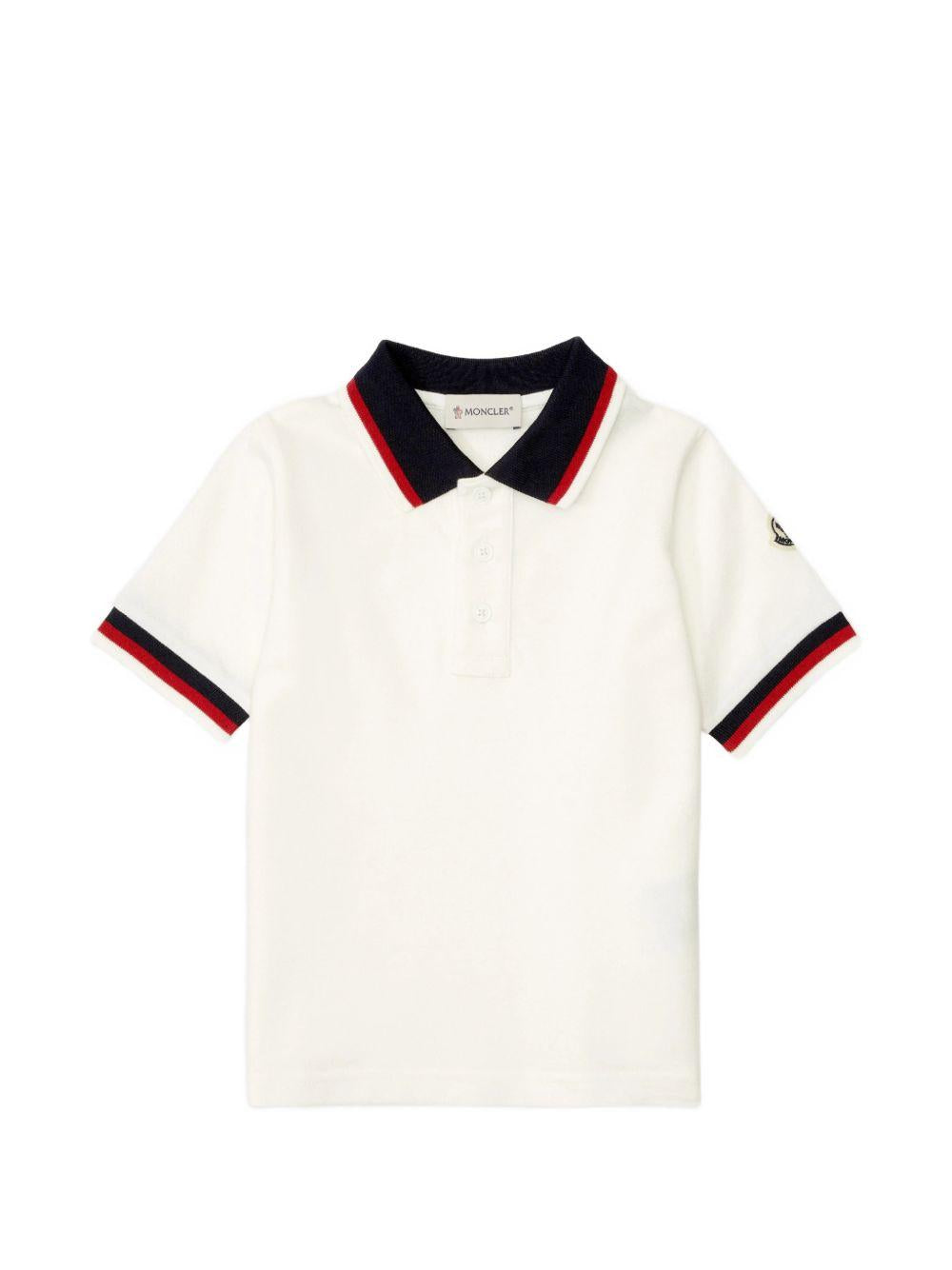 Polo a maniche corte in cotone L19548A000038496W 034 MONCLER KIDS 