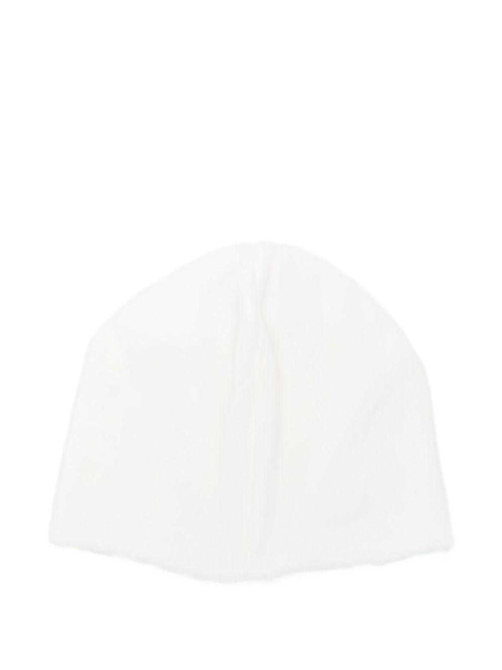 Berretto bianco con ricamo CON052PC BIANCO NANAN KIDS 