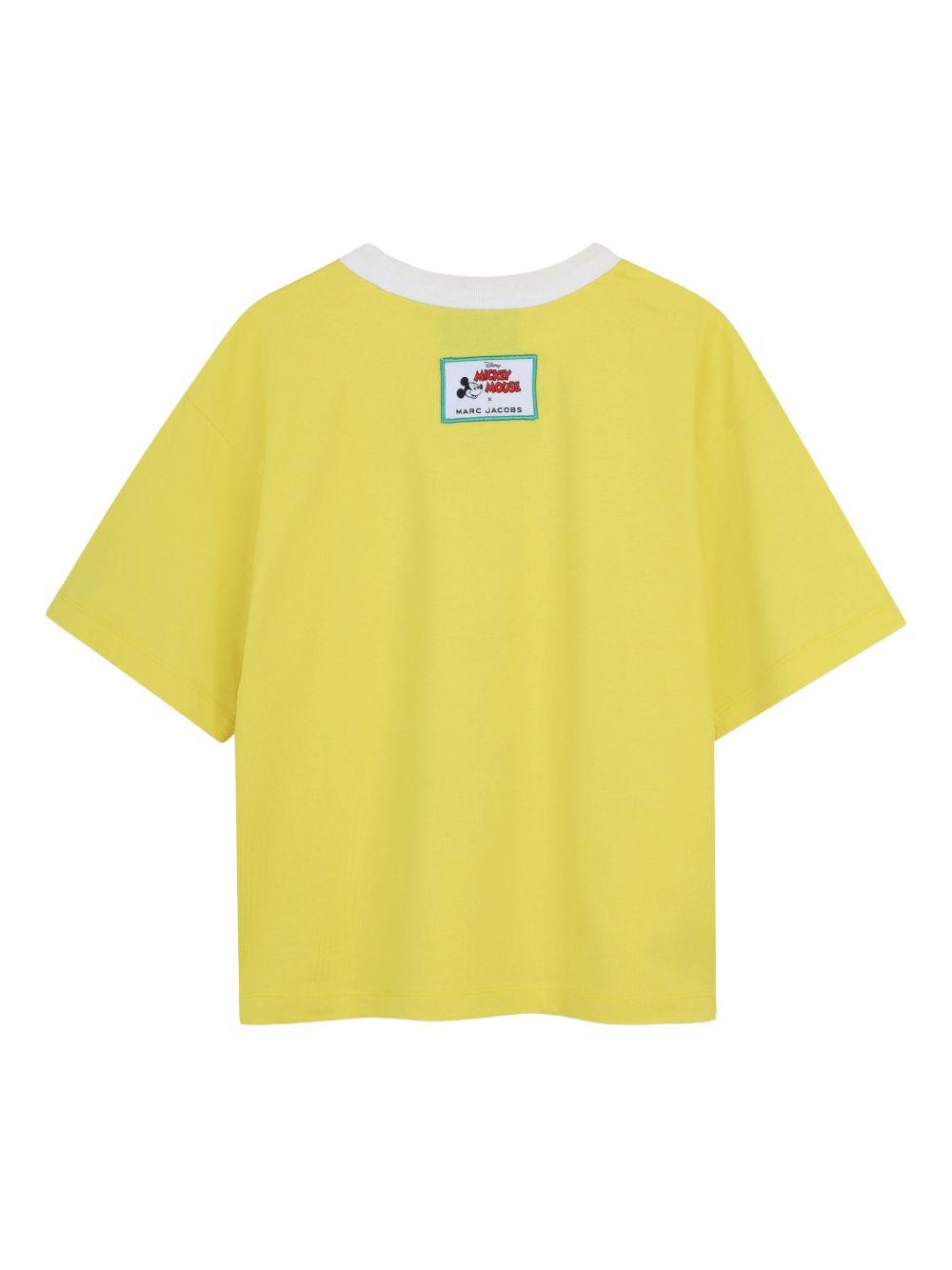 T-shirt in cotone con stampa Mickey Mouse W60767 538 MARC JACOBS KIDS 