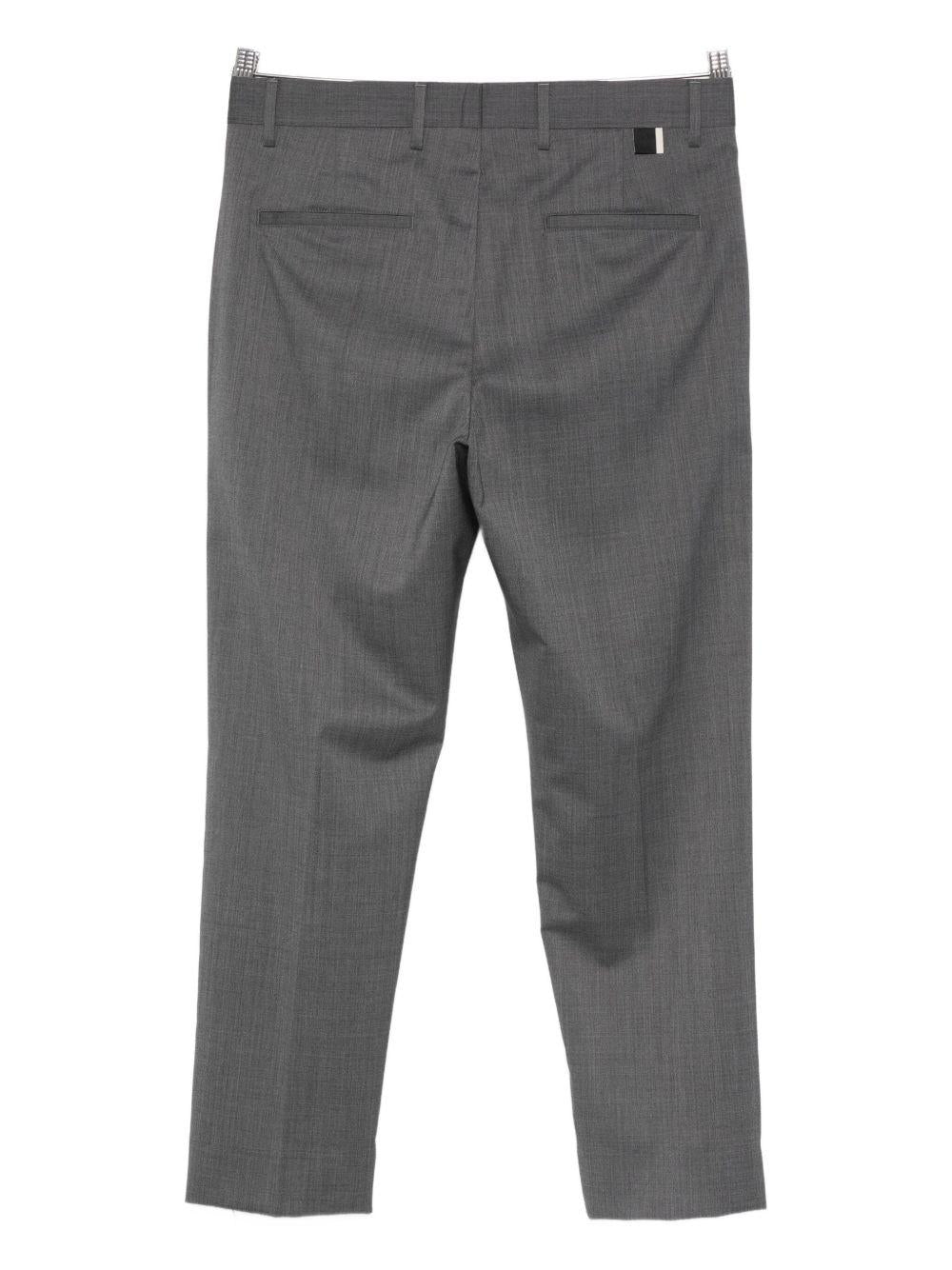 Pantaloni grigi con tasche e chiusura frontale L1PFW25266919 N013 LOW BRAND 