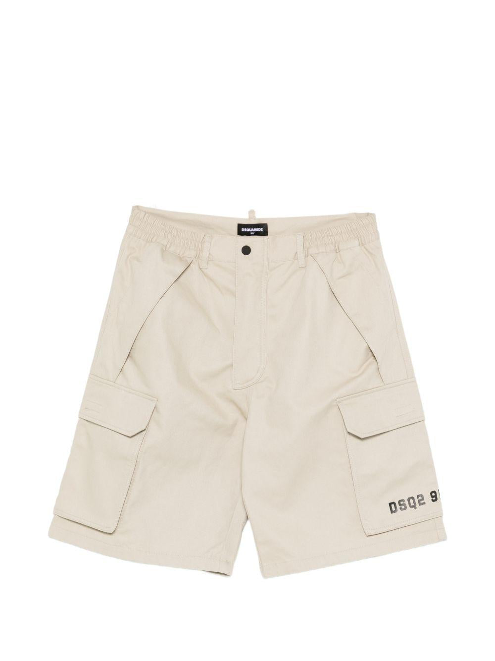 Bermuda cargo in cotone DQ3209D0AGK DQ717 DSQUARED KIDS 