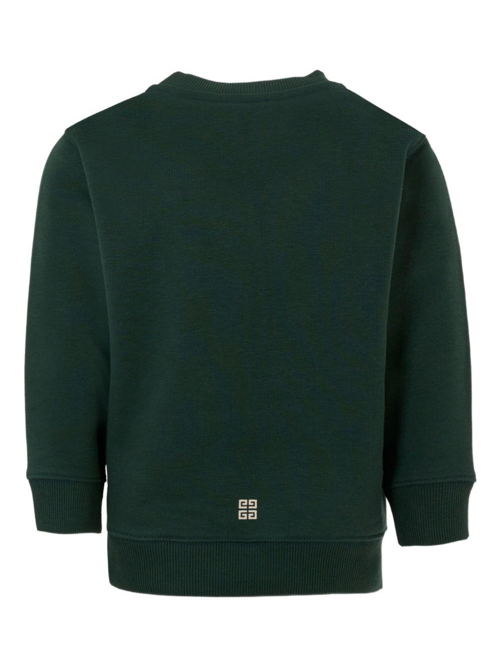 Felpa in Cotone Biologico con Dettaglio Logo H30937 672 GIVENCHY KIDS 