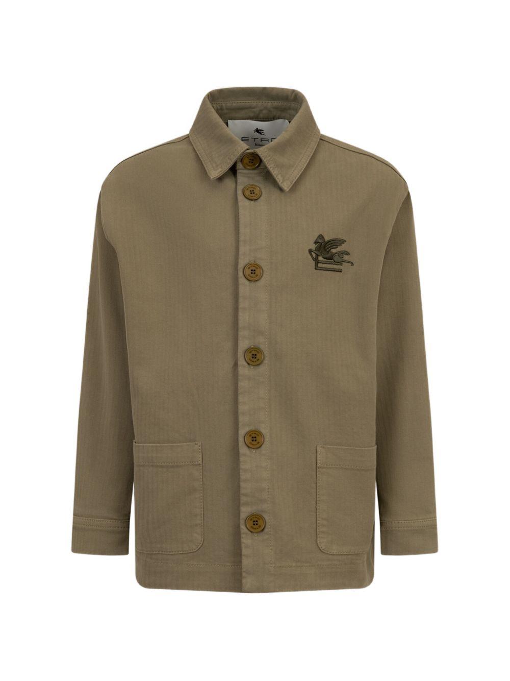 Giacca camicia con colletto classico GY2P20G0064 724 ETRO KIDS 