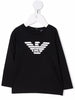t-shirt blu logo aquila