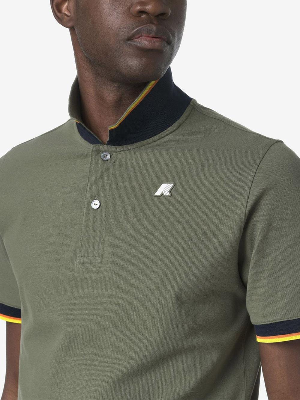 Polo vincent verde K1125BW V15 K-WAY 