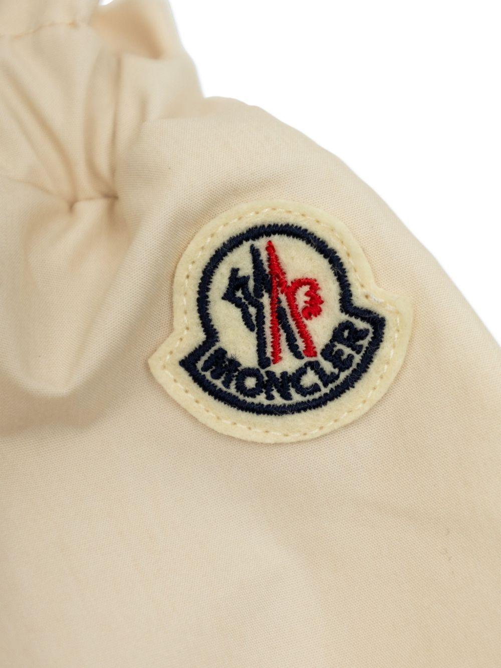 Bermuda beige mini patch logo 9542B0001359866 200 MONCLER KIDS 
