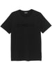 T-shirt logo stampa frontale nera