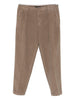 Pantaloni Corti in Velluto a Coste