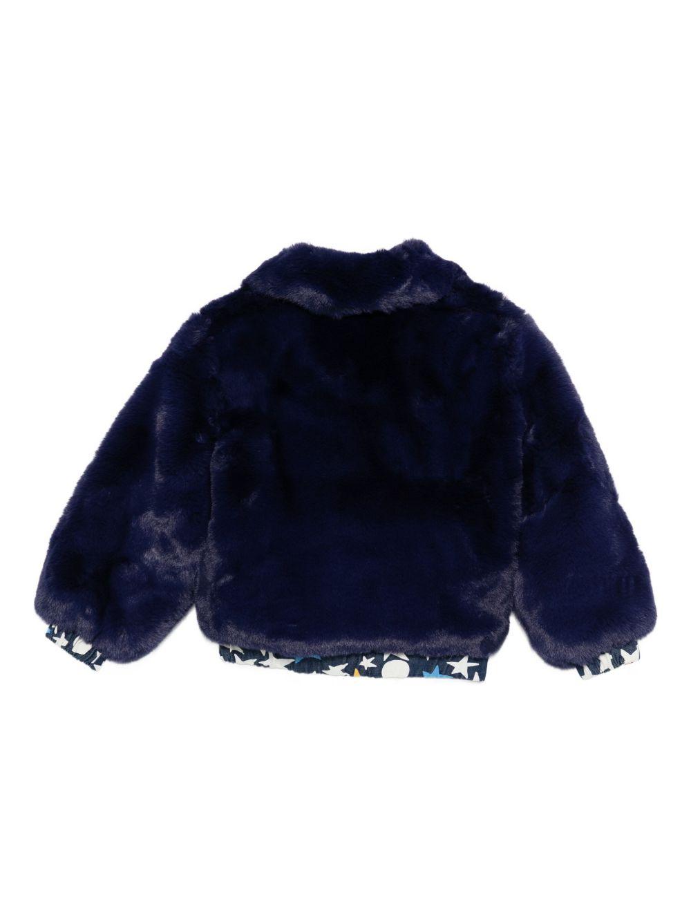 Giacca Blu per Bambini con Stampa Stella TX2B17Z3359 667 STELLA MCCARTNEY KIDS 