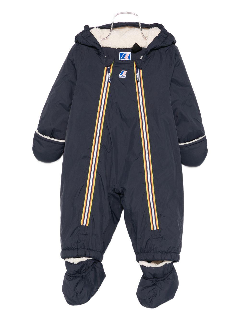 Tuta da neve blu E. Le Vrai 4.0 Snotty con cappuccio K8134PW K89 K-WAY KIDS 