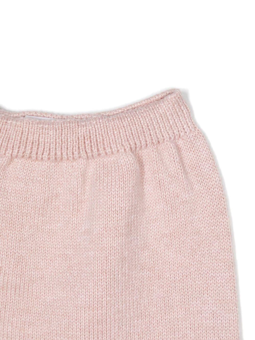 Set in maglia neonata rosa (4pz)