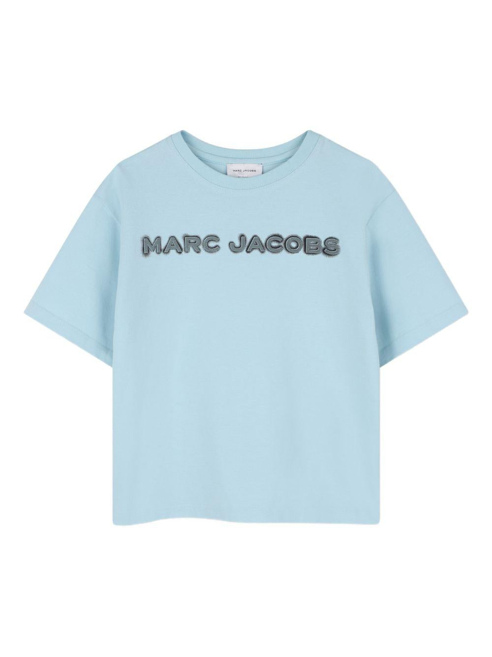 T-shirt in cotone organico girocollo W60755 77B MARC JACOBS KIDS 