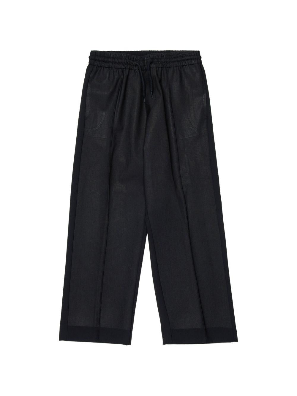 Pantaloni in lana con coulisse J02656KXBRR K900 DIESEL KIDS 