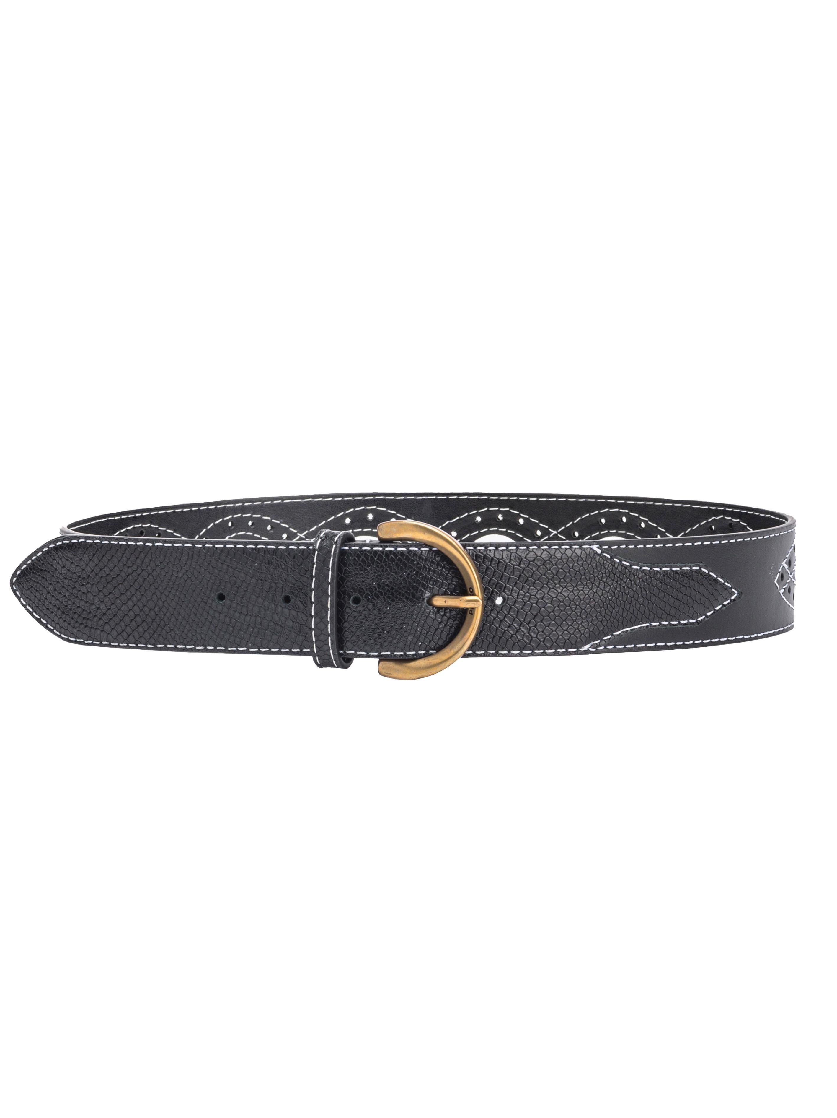 CINTURA CON CUT-OUT SUL RETRO nera - Preludio Moda