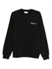 Black sweatshirt with embroidered logo