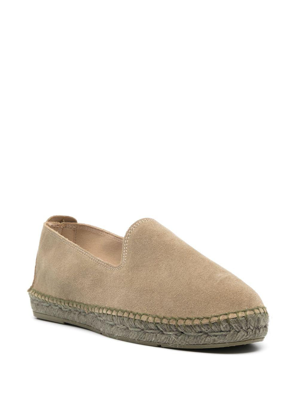 Espadrillas Hamptons scamosciati verde tono su tono R47C0 FORESTONTONE MANEBI 