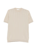 Maglia a maniche corte in cotone girocollo