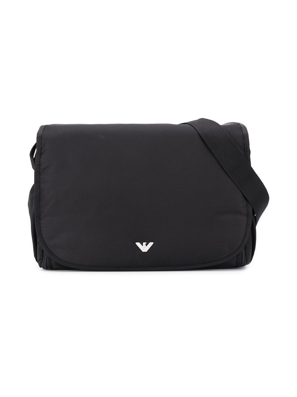 Borsa Mamma nera placchetta logo 402145CC904 00020 EMPORIO ARMANI KIDS 