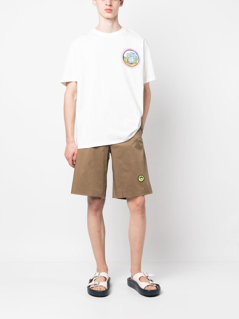 Bermuda marrone bande laterali - Preludio Moda