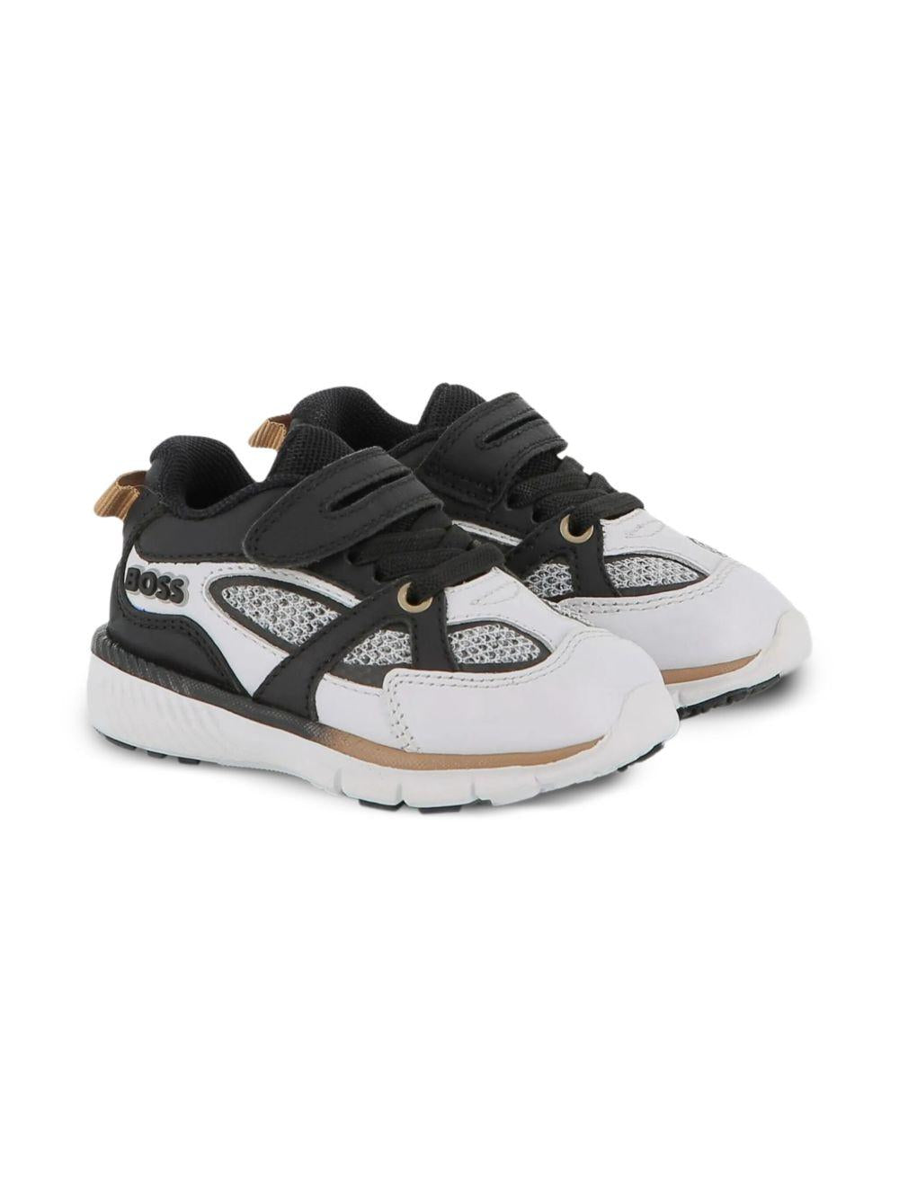 Sneakers Bicolore con Inserti in Rete J52578 N50 BOSS KIDS 