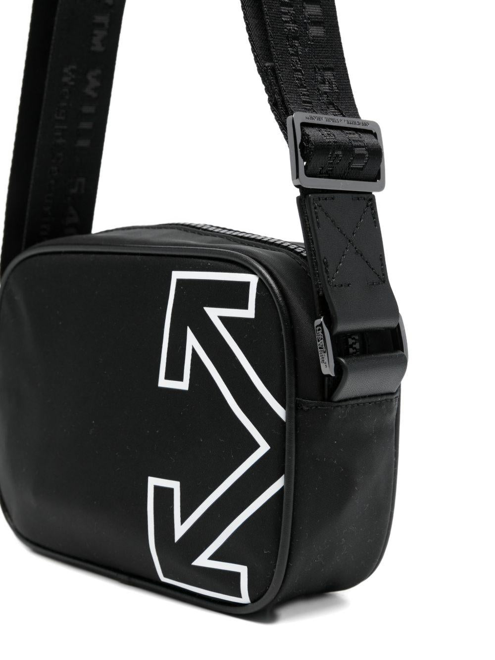 Borsa a tracolla con logo a freccia OMNQ09EC99FAB001 1001 OFF WHITE 