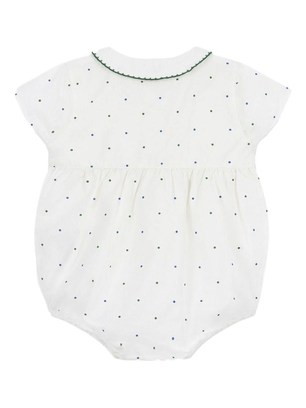 Tutina a pagliaccetto con fantasia pois A0CE5 01 PETIT BATEAU KIDS 