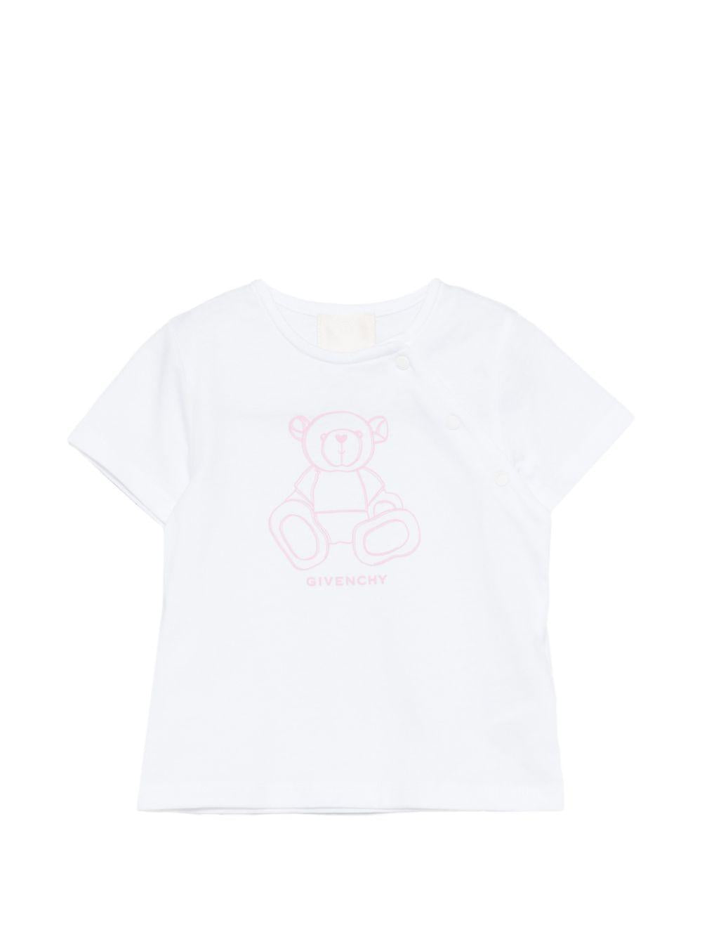 Completo due pezzi in cotone colletto Peter Pan H31270 44Z GIVENCHY KIDS 
