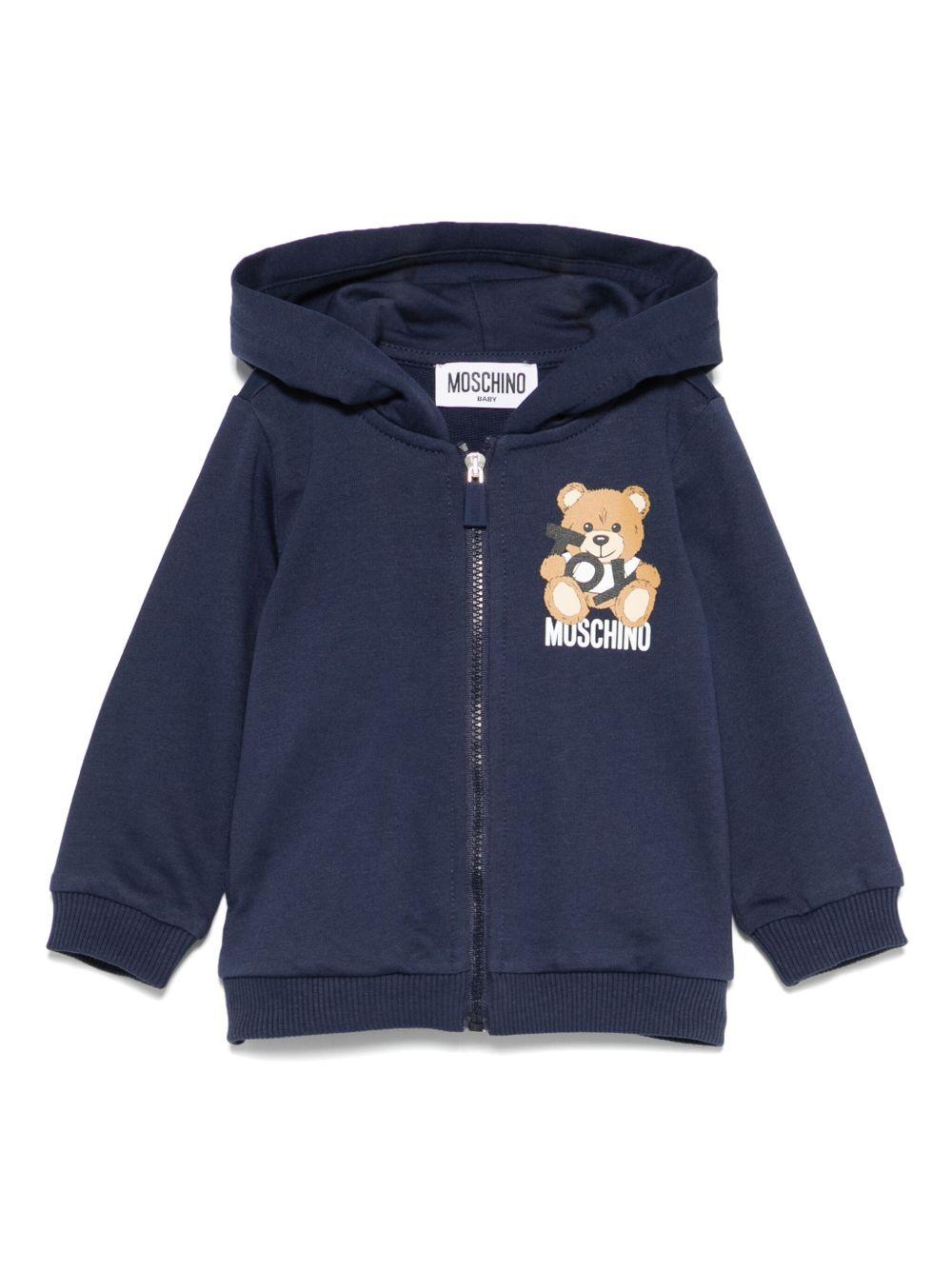 Felpa blu teddy toy neonato