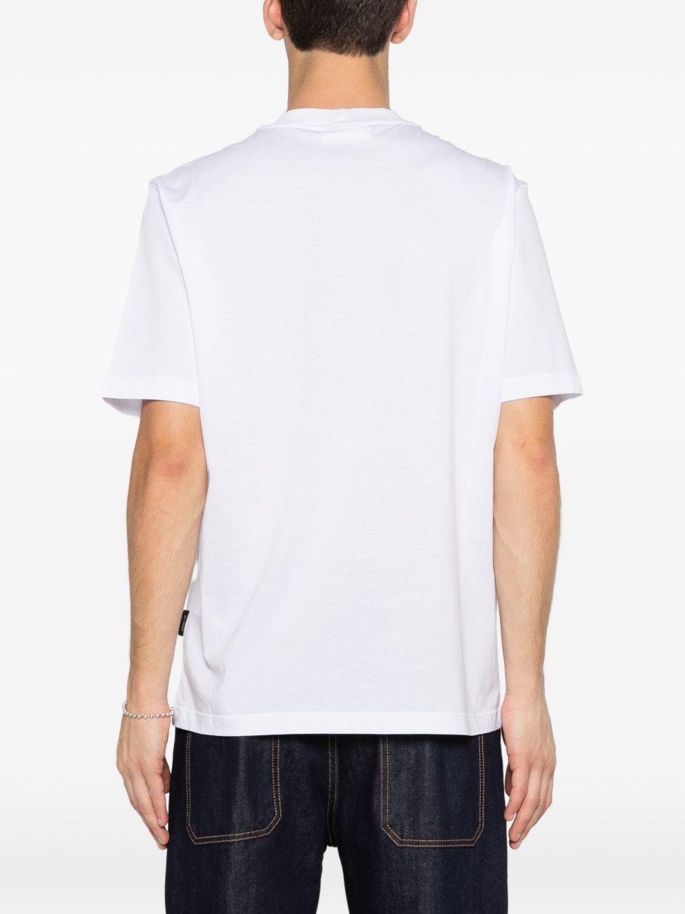 T-shirt in cotone girocollo XM4258 BIANCO YES LONDON 