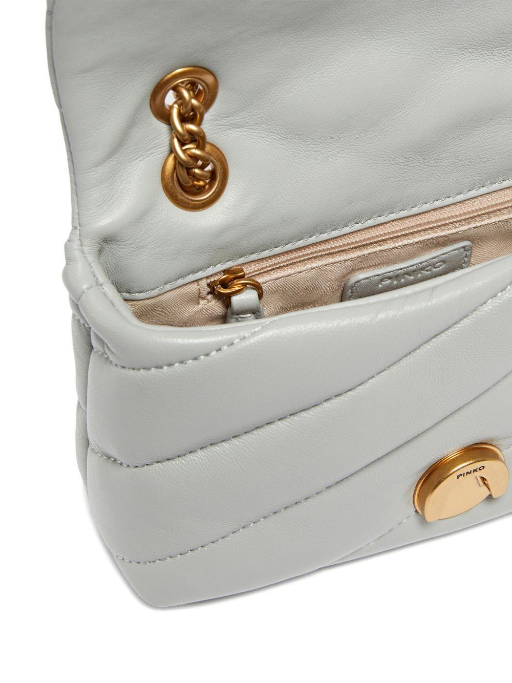 Borsa a spalla trapuntata con catena dorata 100040A0F2 K32Q PINKO 