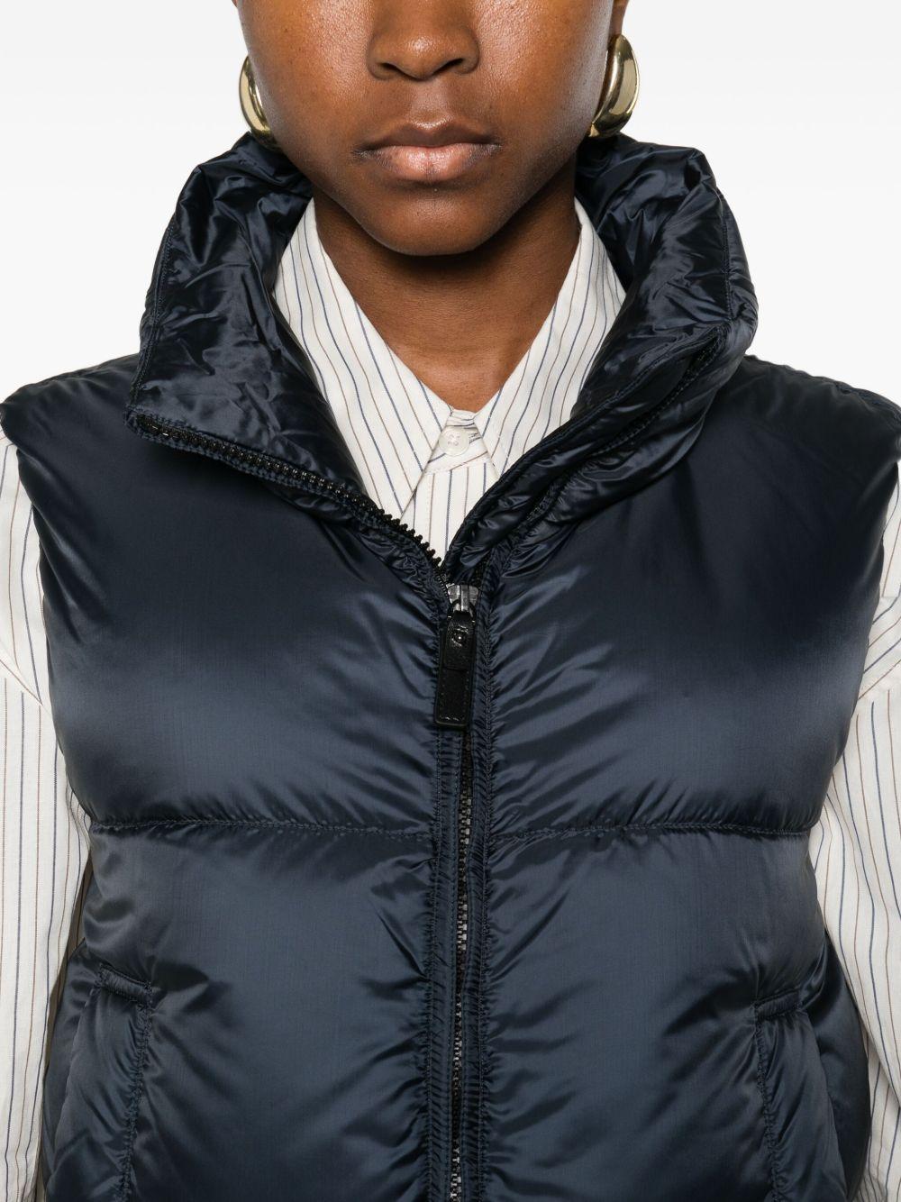Gilet The Cube in tessuto blu navy 2529296065600 008 MAX MARA THE CUBE 