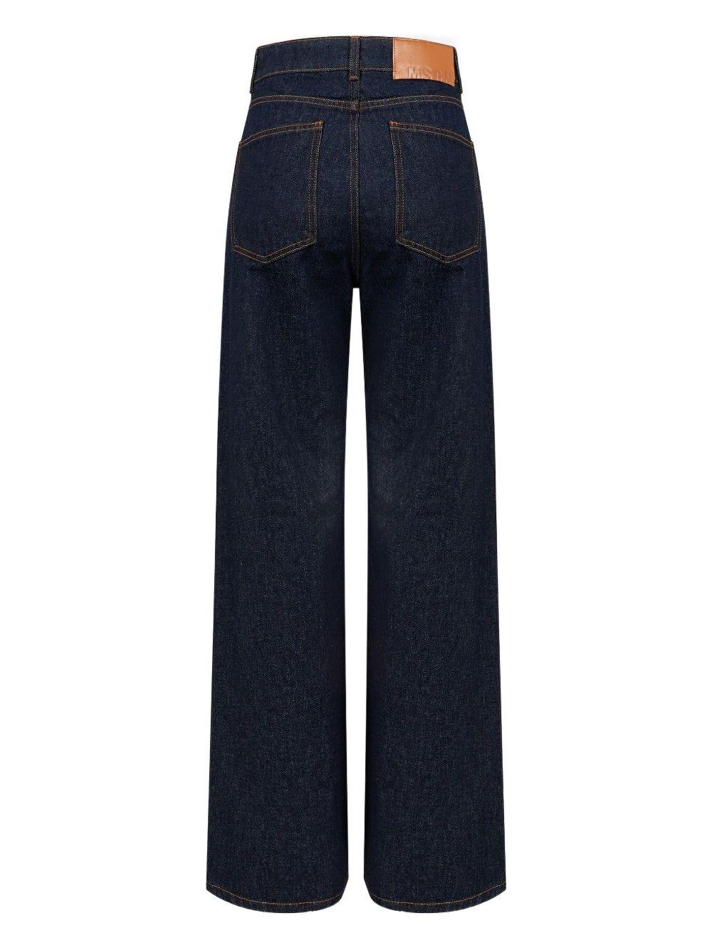 Jeans blu con strass Mwave 3941MDP240X257756 89 MSGM 