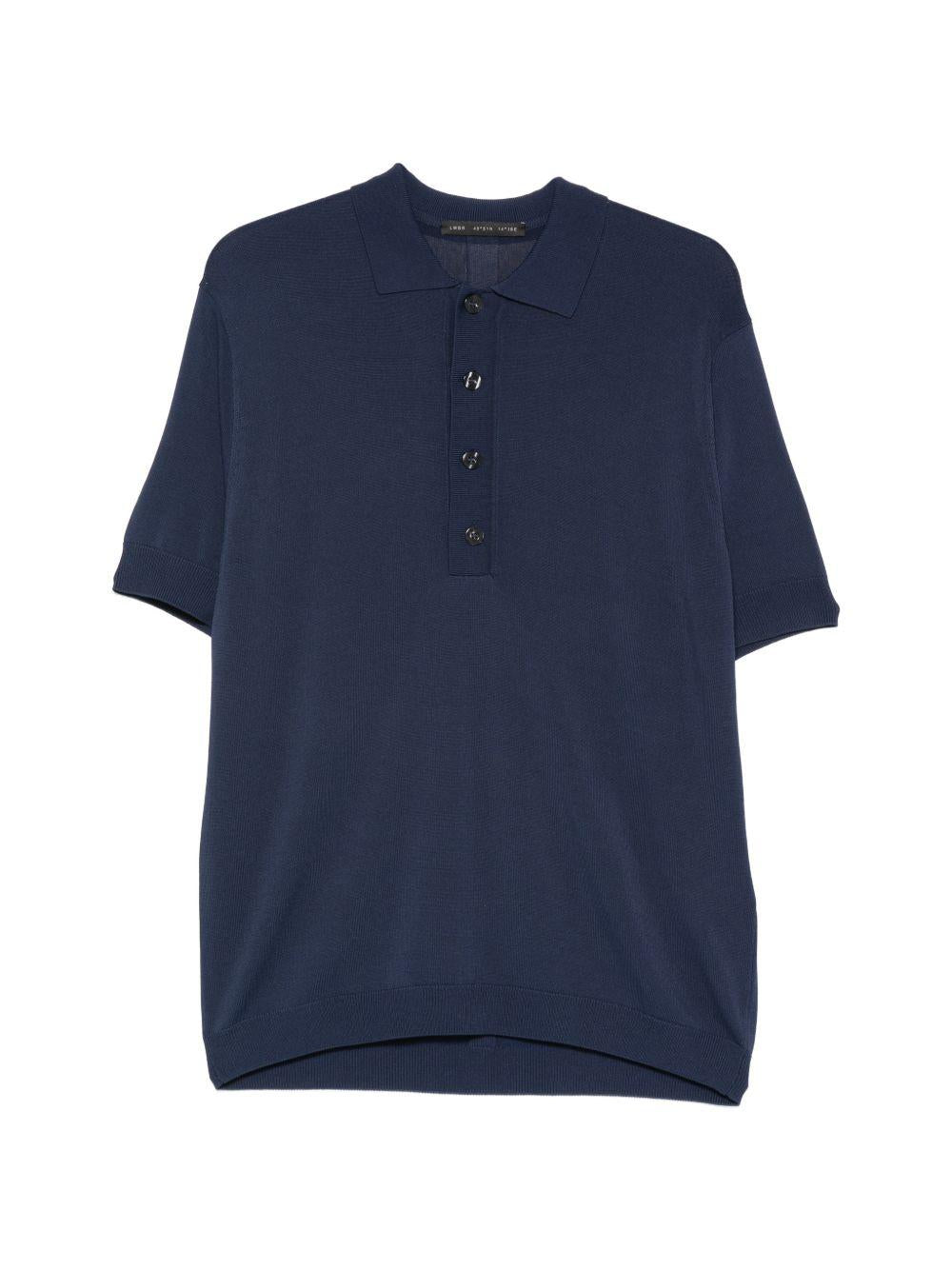 Polo a maniche corte in viscosa riciclata LM26002 E044 LOW BRAND 