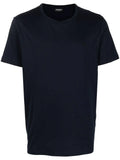 Blue T-shirt with rubber logo