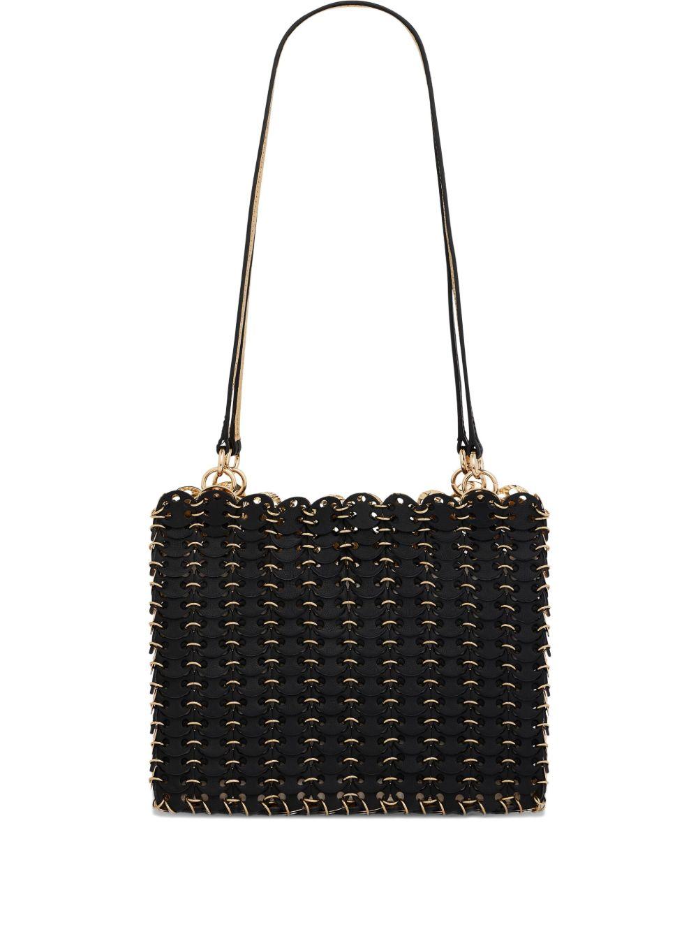 Borsa a spalla 1969 nera con catena 25ASS0506CLF258 M027 RABANNE 