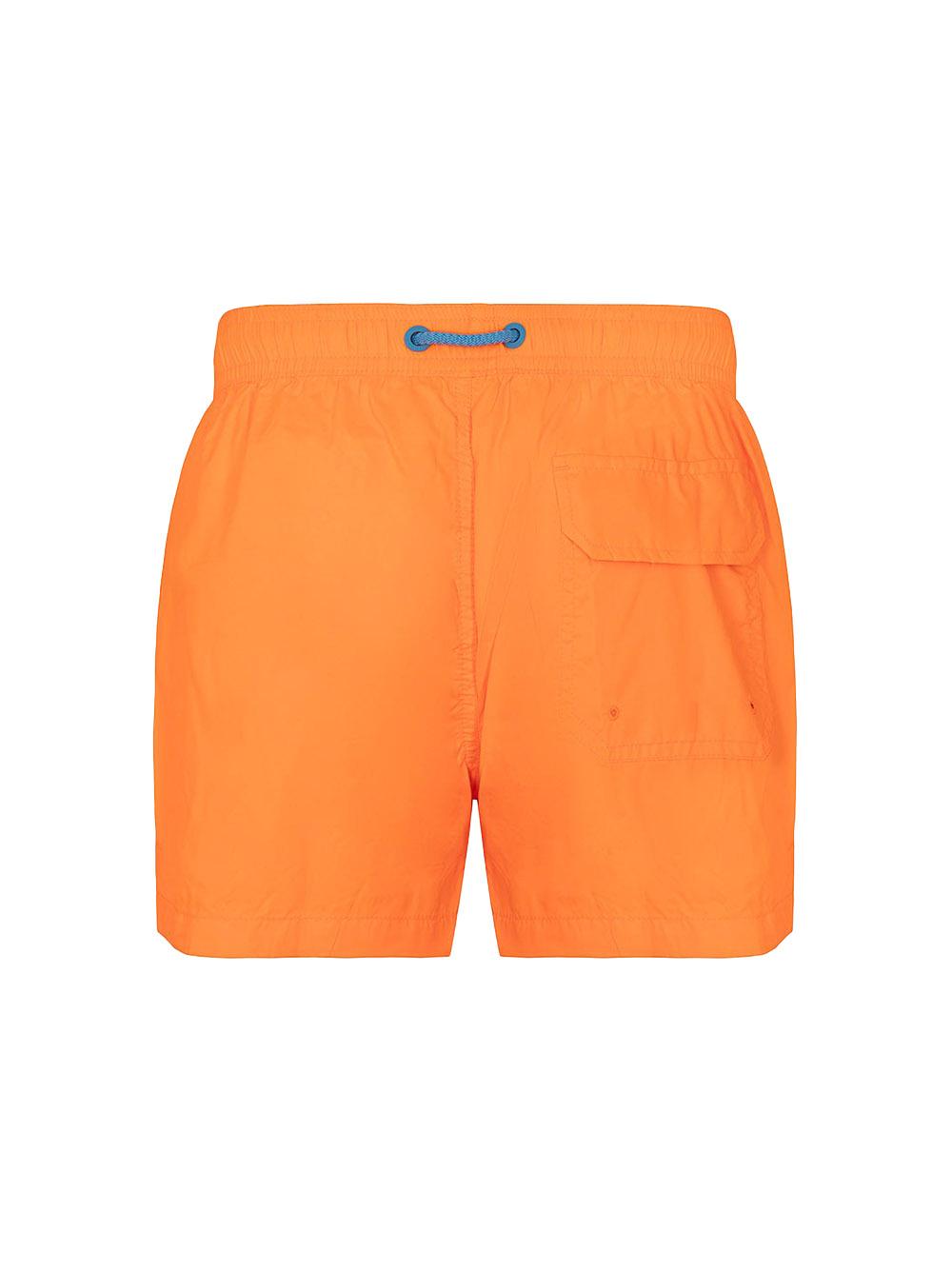 Costume arancione con logo gommato
