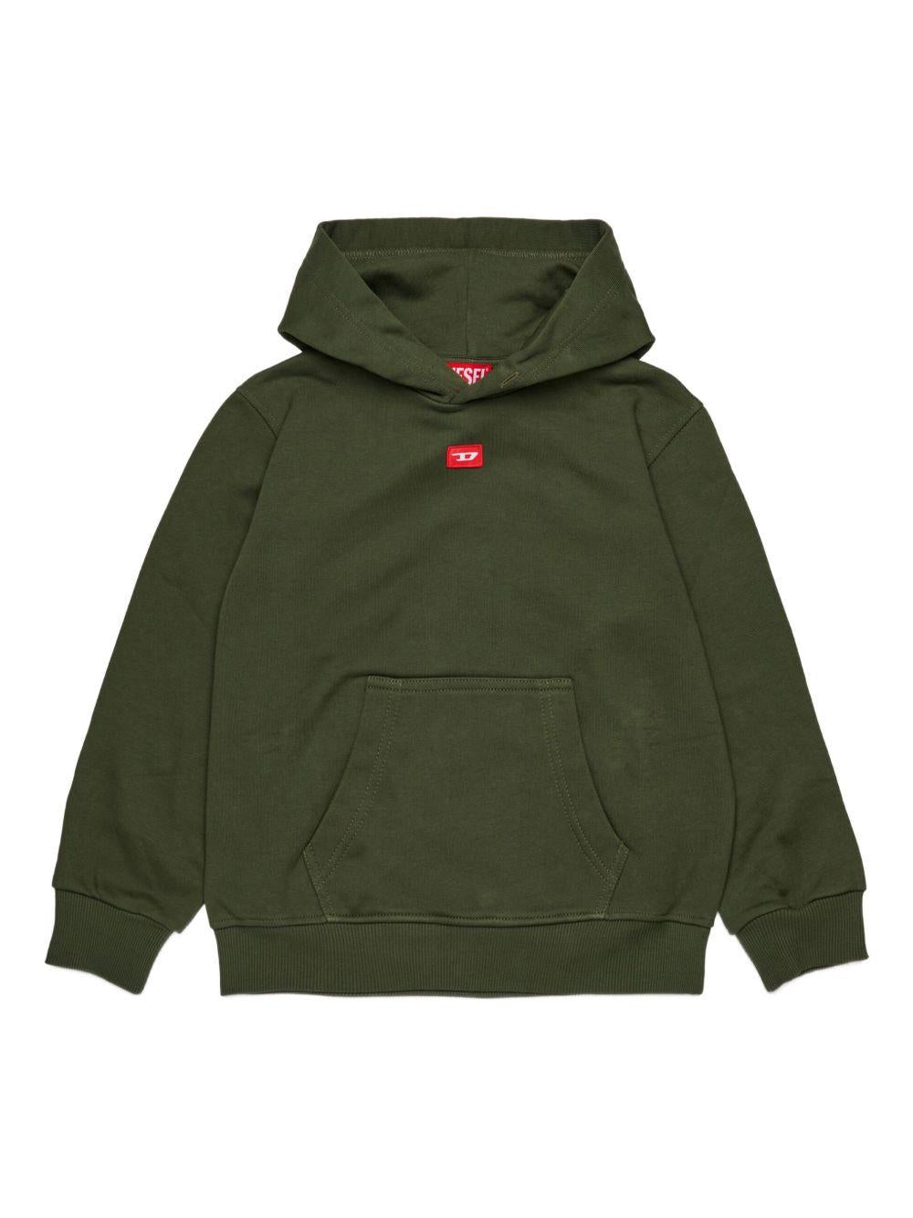 Felpa con Cappuccio e Logo J025020GEAD K513 DIESEL KIDS 