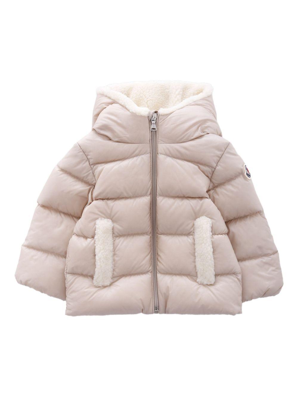 Piumino con Cappuccio Effetto Teddy K29511A00011597YF 268 MONCLER KIDS 
