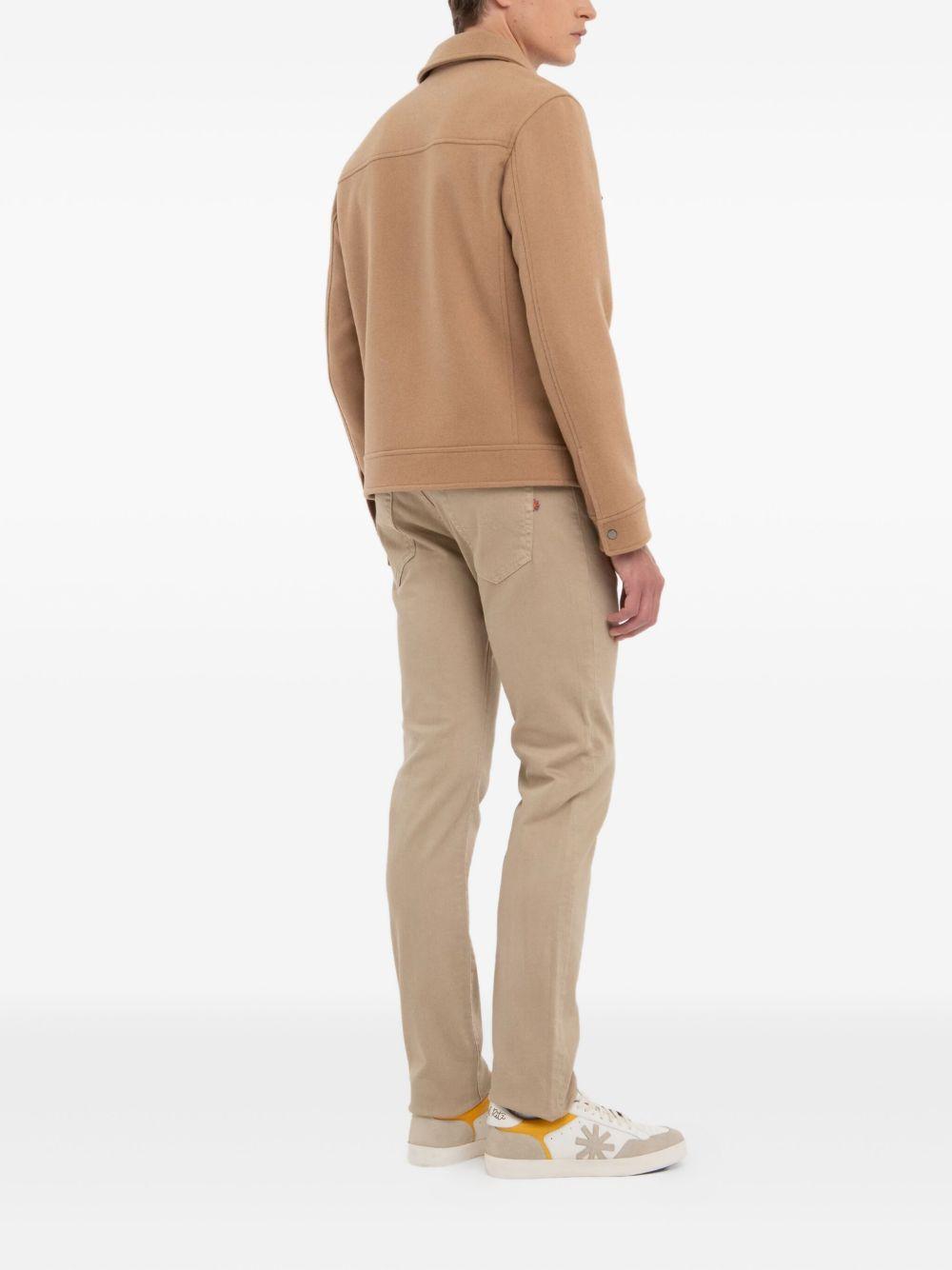 Giacca cammello con zip 3932H8410C253738 24 MANUEL RITZ 