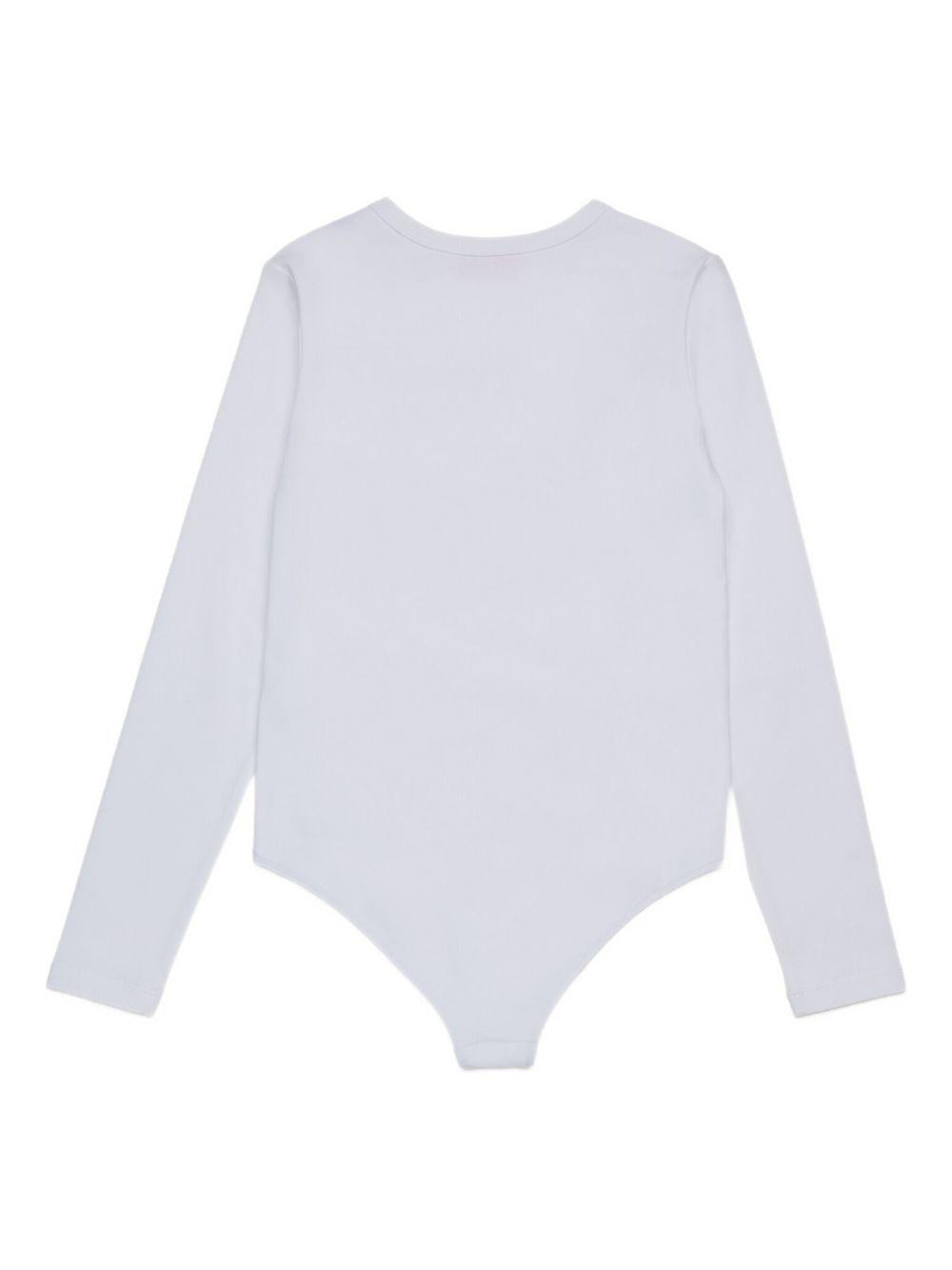 Body a Maniche Lunghe con Logo Ricamato J024330AFAA K100 DIESEL KIDS 