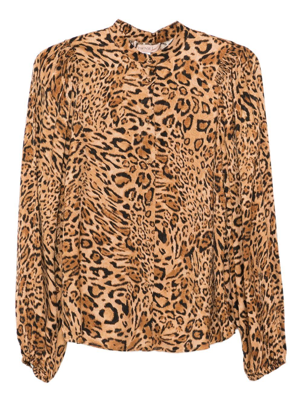 Camicia con Stampa Leopardata 252TP2476 12737 TWINSET 