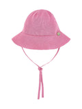 Fuchsia knitted fisherman hat