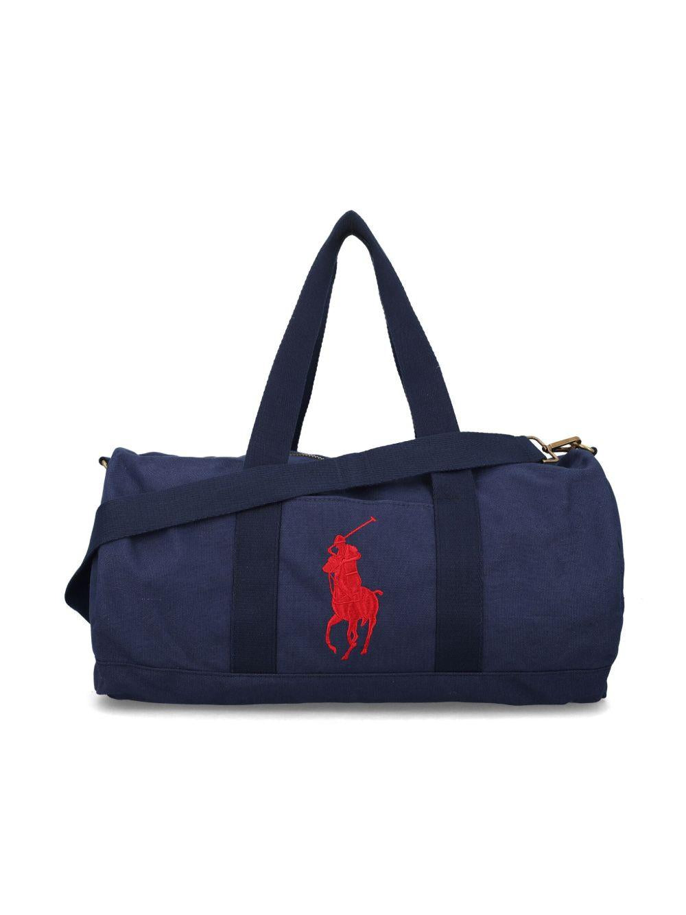 Borsone in Cotone con Ricamo Polo Pony 9AR025 BCV POLO RALPH LAUREN KIDS 