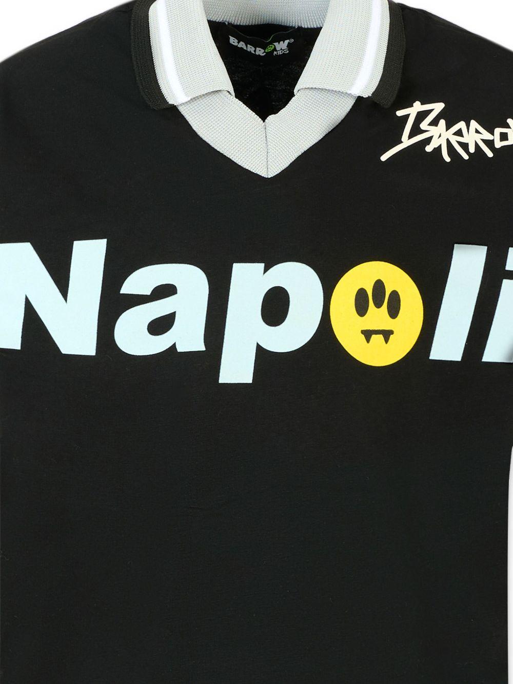 T-shirt con Stampa Grafica e Colletto Polo F5BKJUTH097 110 BARROW KIDS 