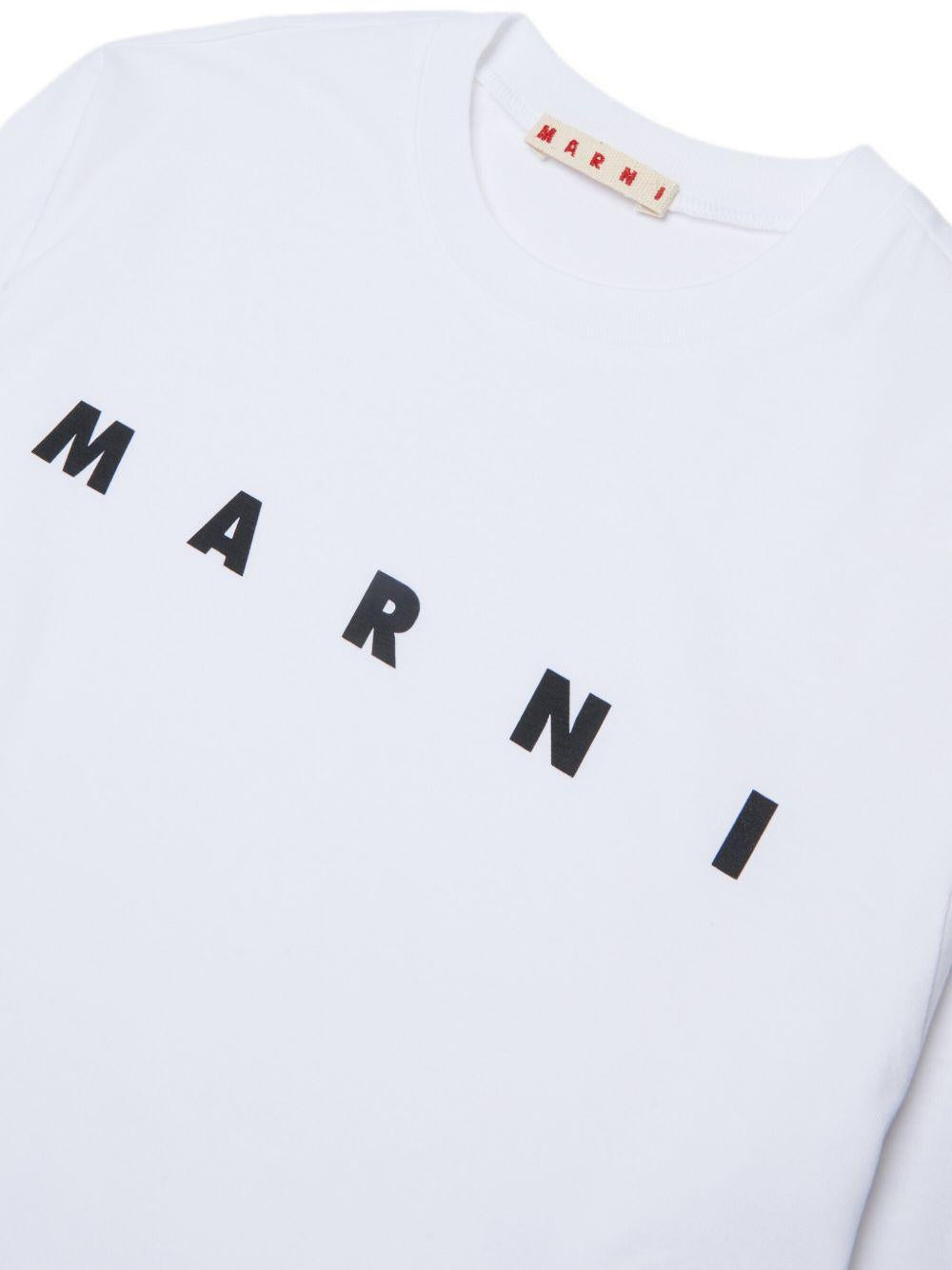 Maglia Bianco M01603M00RF 0M100 MARNI KIDS 