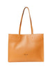 Borsa shopping in pelle martellata cuoio
