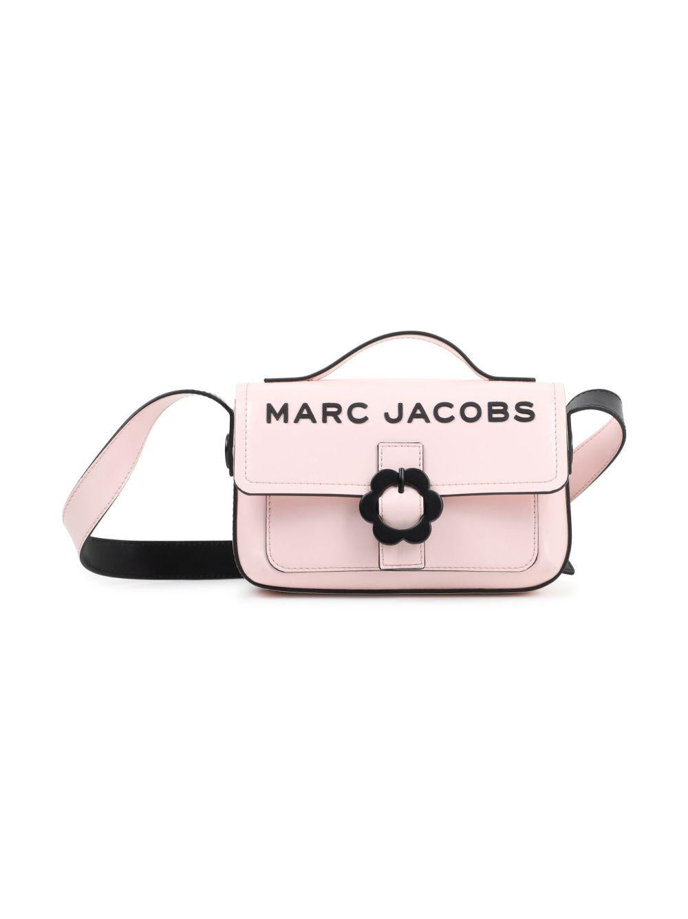 Borsa rosa chiusura a fiore