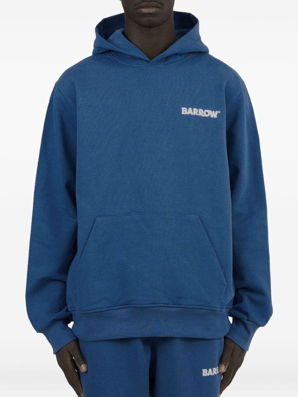 Felpa blu mini logo retro F4BWUAHS151 BW026 BARROW 