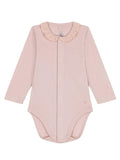 Pink body with ruffled collar